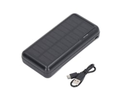 2026-batería Solar Portátil 30000mah Con Doble Puerto Usb Para Camping Y Senderismo Al Aire Libre