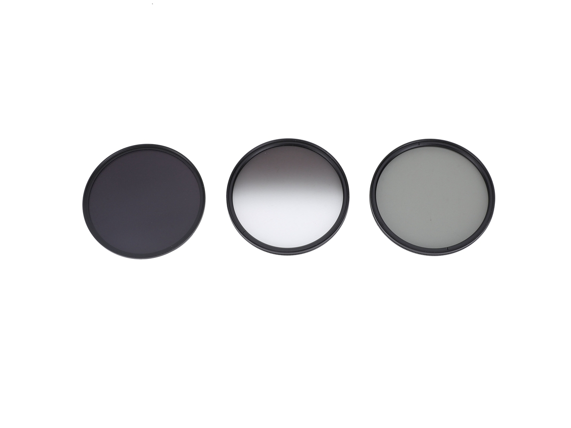 Kit De Filtros De Cámara 3 En 1 Nd8 Cpl Gnd, Filtro Neutro, Polarizador Circular, Nd Gradual, 82mm