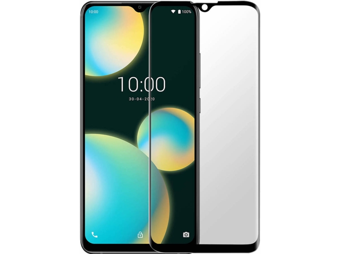 Protector de Cristal Templado Wiko View 4, 4 Lite AVIZAR Negro