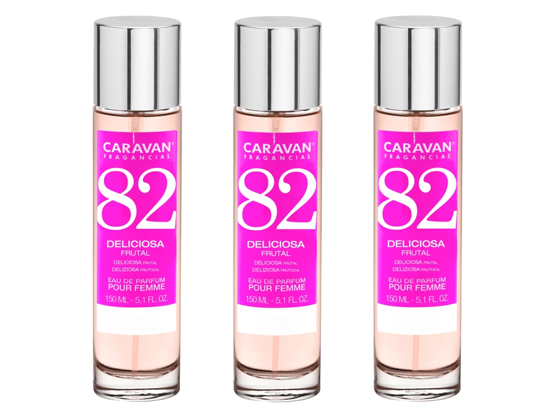 3x CARAVAN Perfume de Mujer Nº82 - 150ml