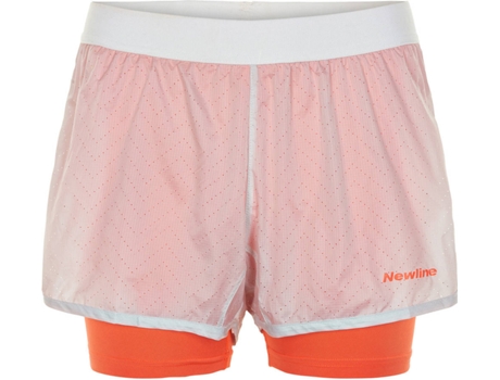 Pantalones Cortos para Mujer NEWLINE Black 2-Lay Naranja (XS)