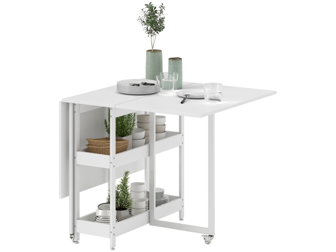 Mesa De Jantar/cozinha Dobrável, Adequada Para 2 A 4 Pessoas, Ideal Para Espaços Pequenos, Salas De Jantar E Cozinhas.