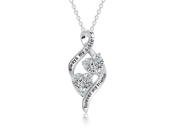 Regalos para el Día de la Madre 2026: Collar de plata esterlina, joyería para hermanas y amigas.