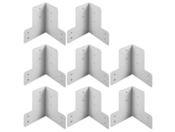 Juego de Escuadras Metálicas y de Madera para Muebles Tekmaquinas