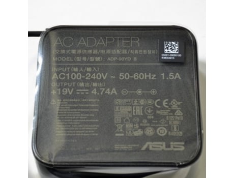 Cargador ASUS 0A001-00055100 adaptador e transformador Interior 90 W PretoASUS 0A001-00055100.