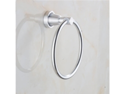 Toallero De Pared De Aluminio Con Anilla, Robusto Y Práctico.