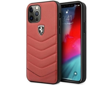 Funda Apple iPhone 12 Pro Max FERRARI Anti-Choque (Rojo)