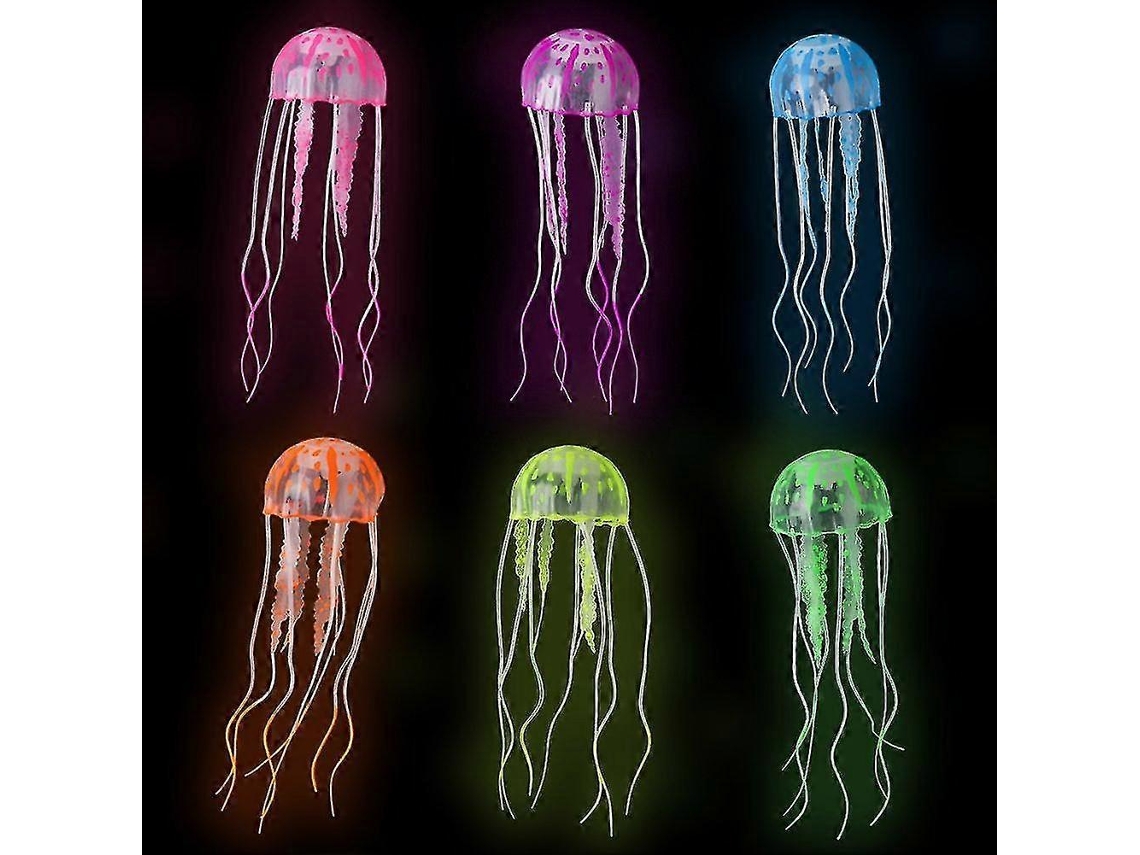 6 piezas de medusas artificiales decorativas para acuario Rosewell