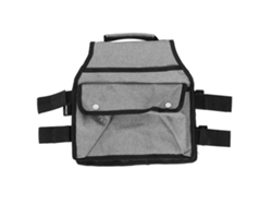 KOFIHETY Bolsa para Silla de Ruedas en Tela Oxford Gris, con Bolsillo Gran Capacidad, Bolsa Colgante Organizadora