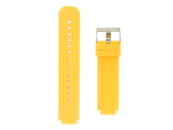 Correa ajustable de silicona suave para reloj Verge 2, amarilla