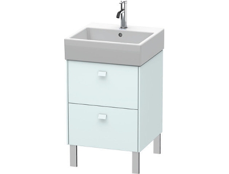 Mueble bajo lavabo DURAVIT Brioso de 48,4 x 45,9 cm 2 extraíbles incl. hueco para sifón y delantal para lavabo Vero Air 235050