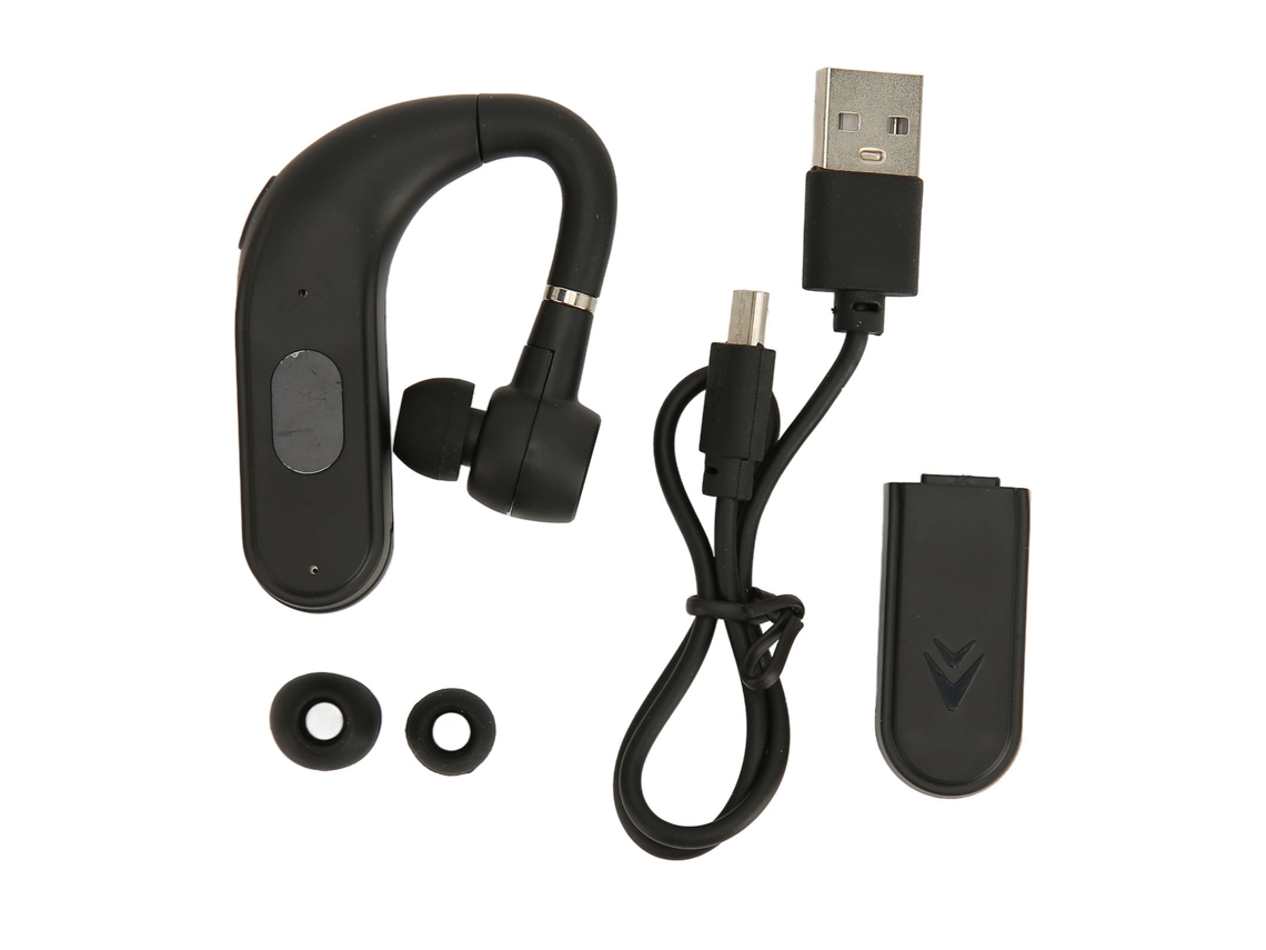 Auricular De Conducción Ósea, Resistente Al Agua, Con Batería Reemplazable, Doble Pantalla Digital