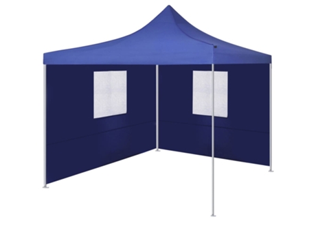MAISON EXCLUSIVE Carpa pleglable con 2 paredes 3x3 m azul