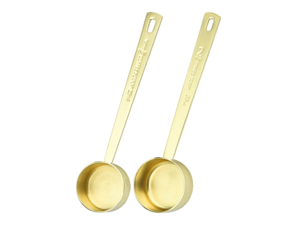 Juego de Cucharas Medidoras de Café - 15ml y 30ml (2 Piezas) RNEMITERY