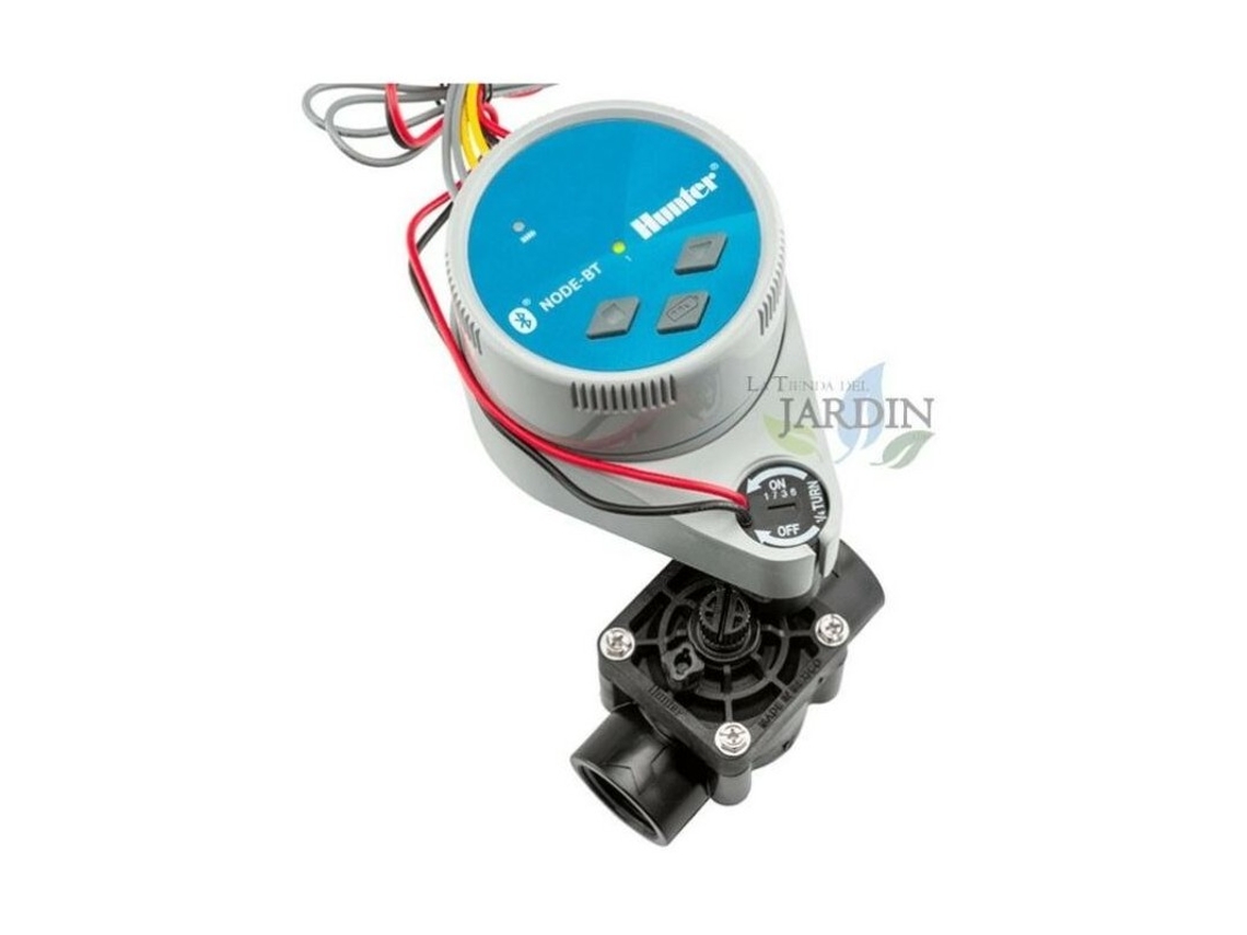 Kit Programador de Riego a Pilas Node-Bt-100 HUNTER Electroválvula Pgv100 9V 1 HUNTER