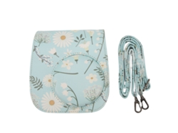 Caja Para Cámara Instantánea De Cuero Pu Protectora Con Correa Ajustable Para Mini 11 12 Crisantemo