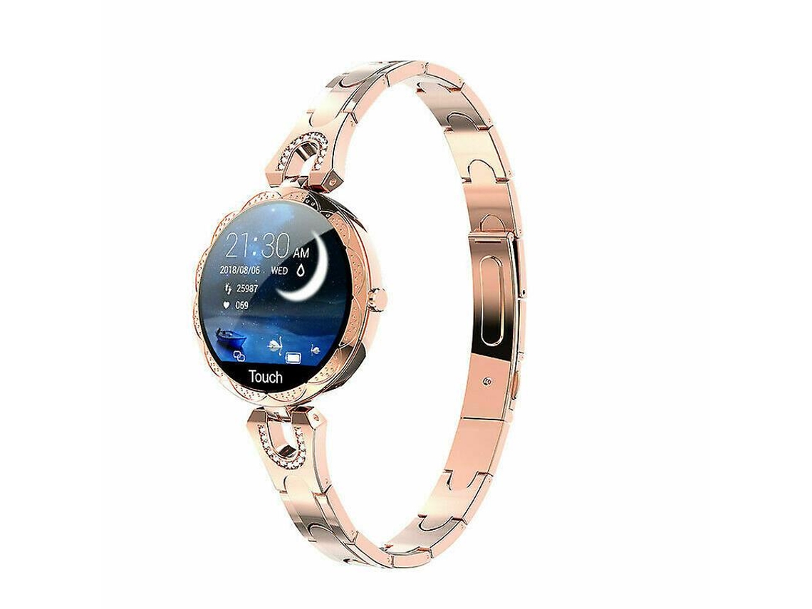 Reloj inteligente para mujer con monitor de frecuencia cardíaca y presión arterial, pulsera impermeable para mujer Ly Ebike