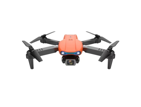 Dron de control remoto con cámara 4K (Cámara única - Duración de la batería: 15 min - Naranja)