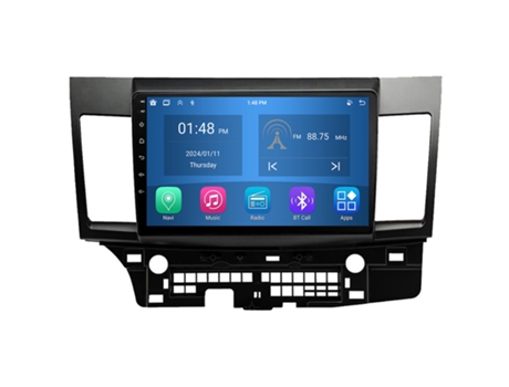Autoradio 4GB RAM64GB ROM ROVERONE para Mitsubishi Lancer 10 CY 2007 - 2012 CarPlay Android Coche Radio Bluetooth Navegación