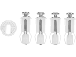 Kit De Fijación De Asiento De Inodoro De Acero Inoxidable De 12 Piezas Con Tuercas