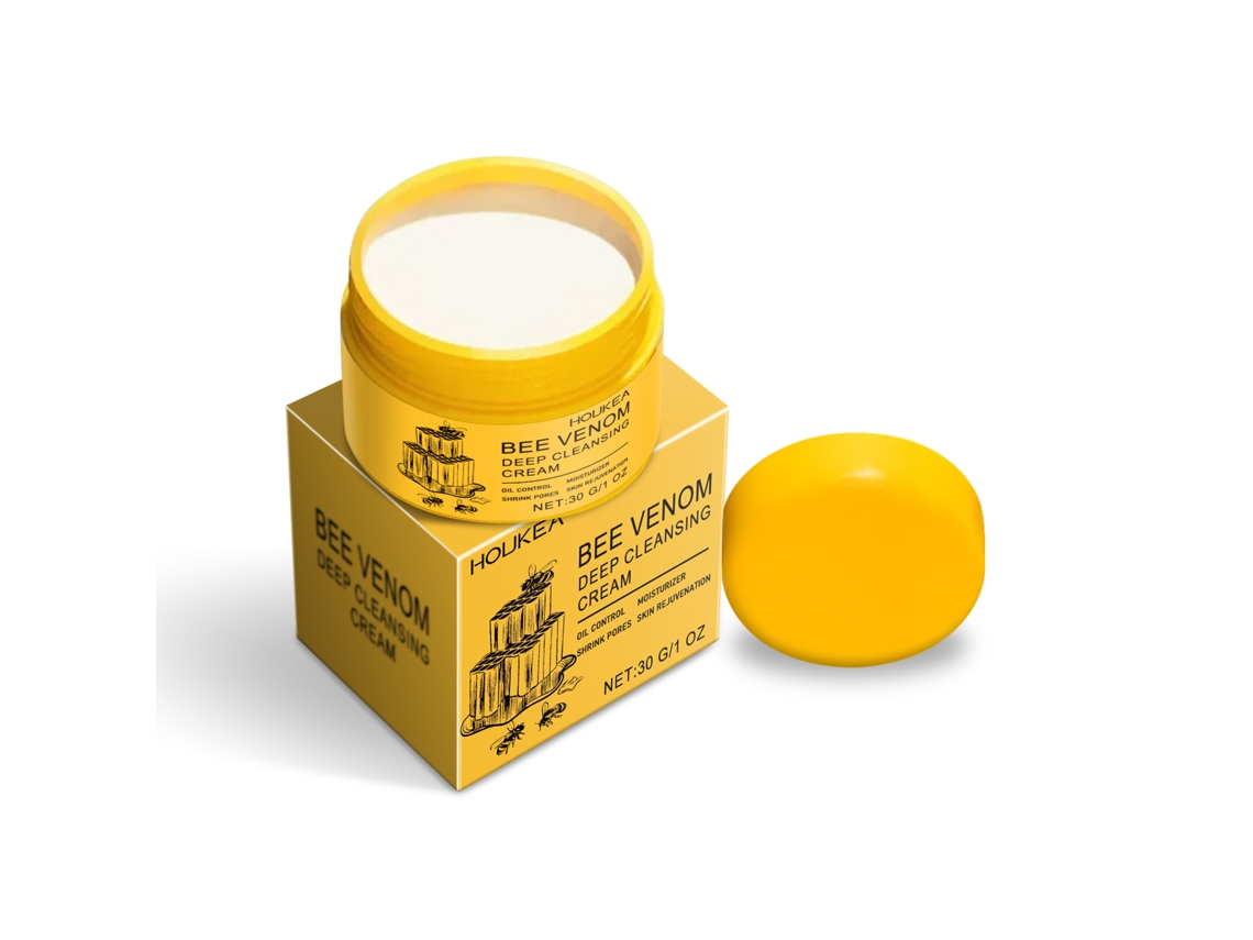 Crema limpiadora profunda con veneno de abeja