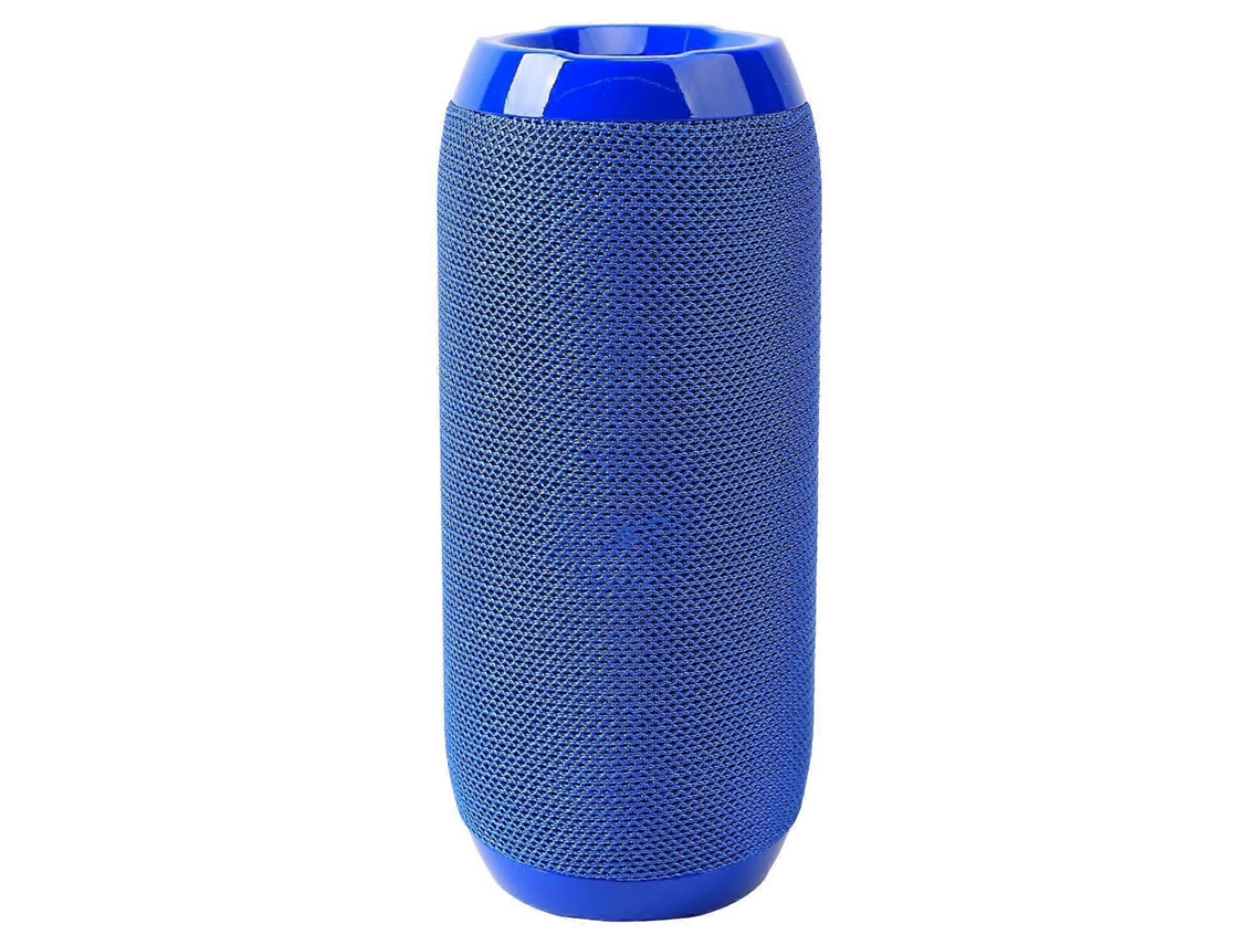 Altavoz Bluetooth portátil impermeable Yunzii, doble diafragma, subwoofer Bluetooth duradero para exteriores, azul