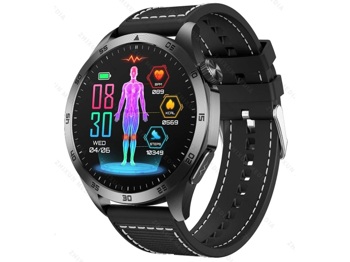 Reloj inteligente con control de azúcar en sangre, microcontrol de salud, detección de ácido úrico, llamada Bluetooth y función Sos Pret YEMAESRE