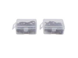 Gusanos artificiales para cebo, de silicona, con aroma a pescado, 2 cajas