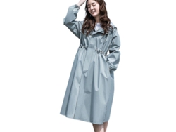 2026-impermeable Largo Ligero Reusable Con Capucha Para Mujer Ideal Para Actividades Al Aire Libre