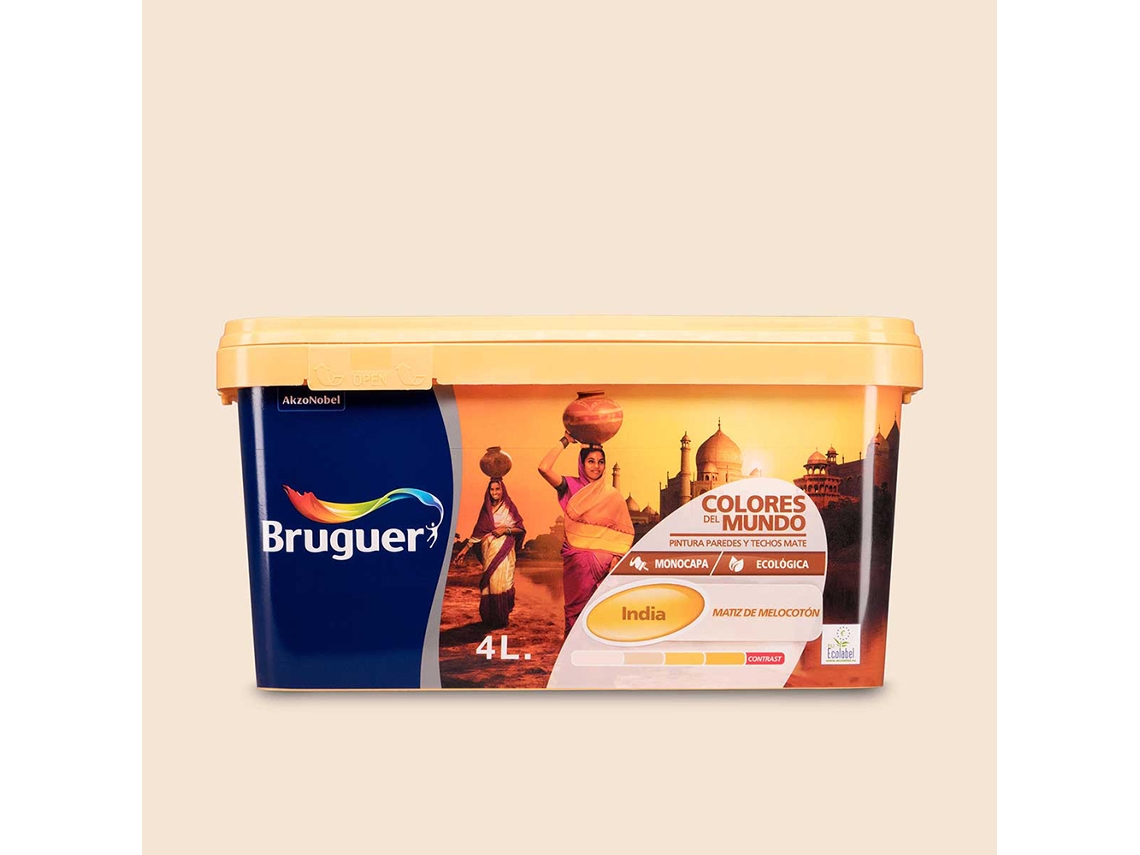 Bruguer Colors Of The World India Peach Tint Paint 4L 5246651