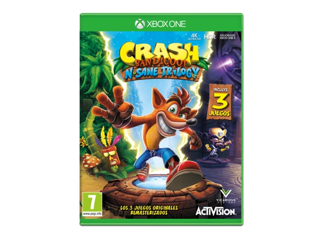 Juego Xbox One Crash Bandicoot N. Sane Trilogy