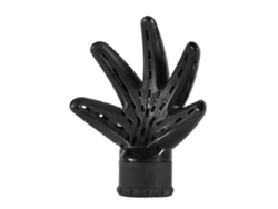 Accesorio Difusor Para Secador De Pelo En Forma De Mano De Plástico Negro Herramienta Profesional Para Peluquería Peinado Y Estilización Salón