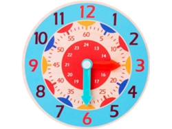 Reloj de pared de madera educativo para niños GOKOCO