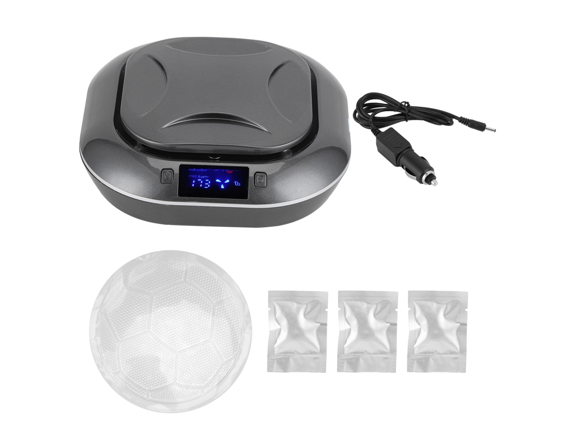 Purificador De Aire Inteligente Para Coches Y Uso En Interiores Con Iones Negativos Y Aromaterapia, 12 V.