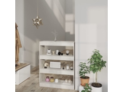 Estantería/Divisoria Aparador Madera Procesada 80X30X103 Cm Gris Cemento