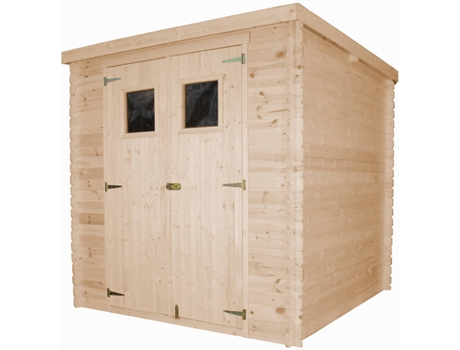 Caseta de Jardín de Madera TIMBELA M309 + M309G con Piso (3,53 M² - 200 x 204 x 204 cm)