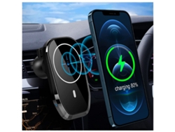Cargador Carro Mag Safe Sem para iPhone 12 Pro Max/12 Pro/12 YIZHOOD Negro