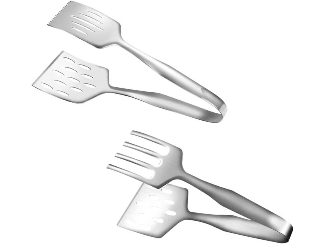Pinzas De Cocina. Agarre Cómodo, Sujeción Firme, No Aplastan Los Alimentos Y Protegen Las Manos De Las Alta...