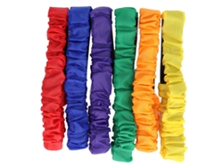 Ats-brazaletes Para Carrera De Tres Piernas Niños Elásticos De Nylon Coloridos Props De Entrenamiento