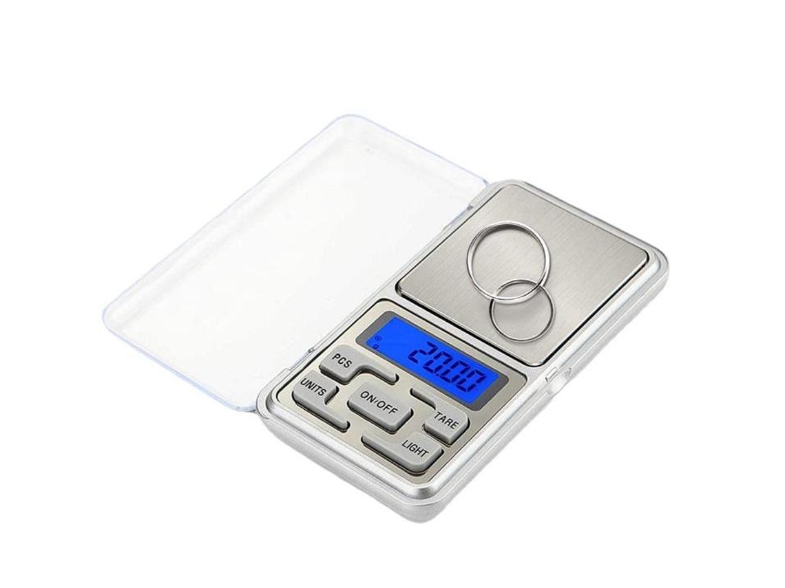 Báscula de cocina digital profesional Ipsdi (0,01 g - 200 g) para el pesaje preciso de alimentos y artículos pequeños.