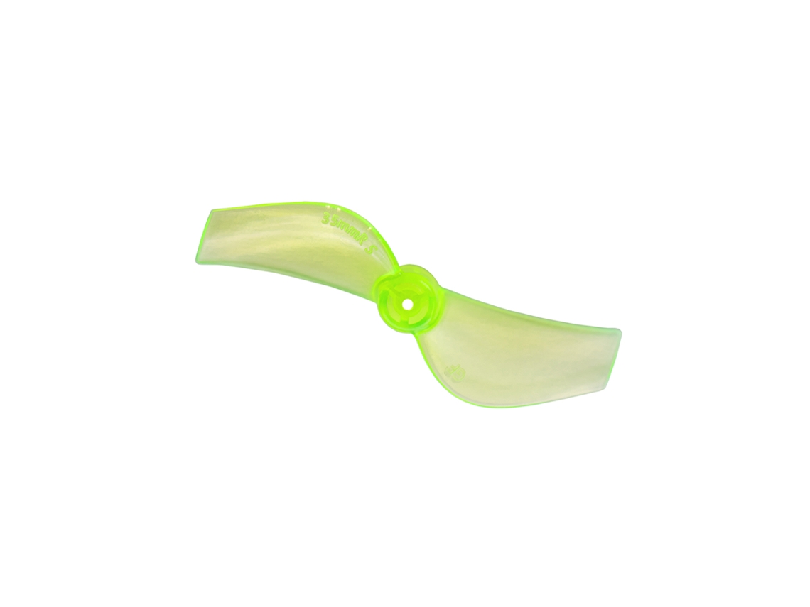 Fluorescent Yellow4 Pairs Gemfan 35mms 2-blade 1mm Hole Pc Propeller For Rc Fpv Racing Drone