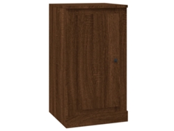 Maison Exclusive - Aparador Madera Contrachapada Marrón Roble 37,5x35,5x67,5 Cm