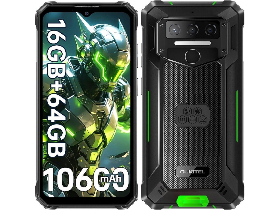 Oukitel Wp23s 10600mah 16gb Ram 64gb Rom 6.52" Hd Ip68/ip69k 13mp Cámara Android 15 Móvil Resistente