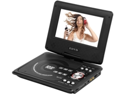 Reproductor De Dvd Portátil De 7,8 Pulgadas Con Compatibilidad Con Mp3, Pantalla Lcd Panorámica 16:9 Y Rotación De 270°.