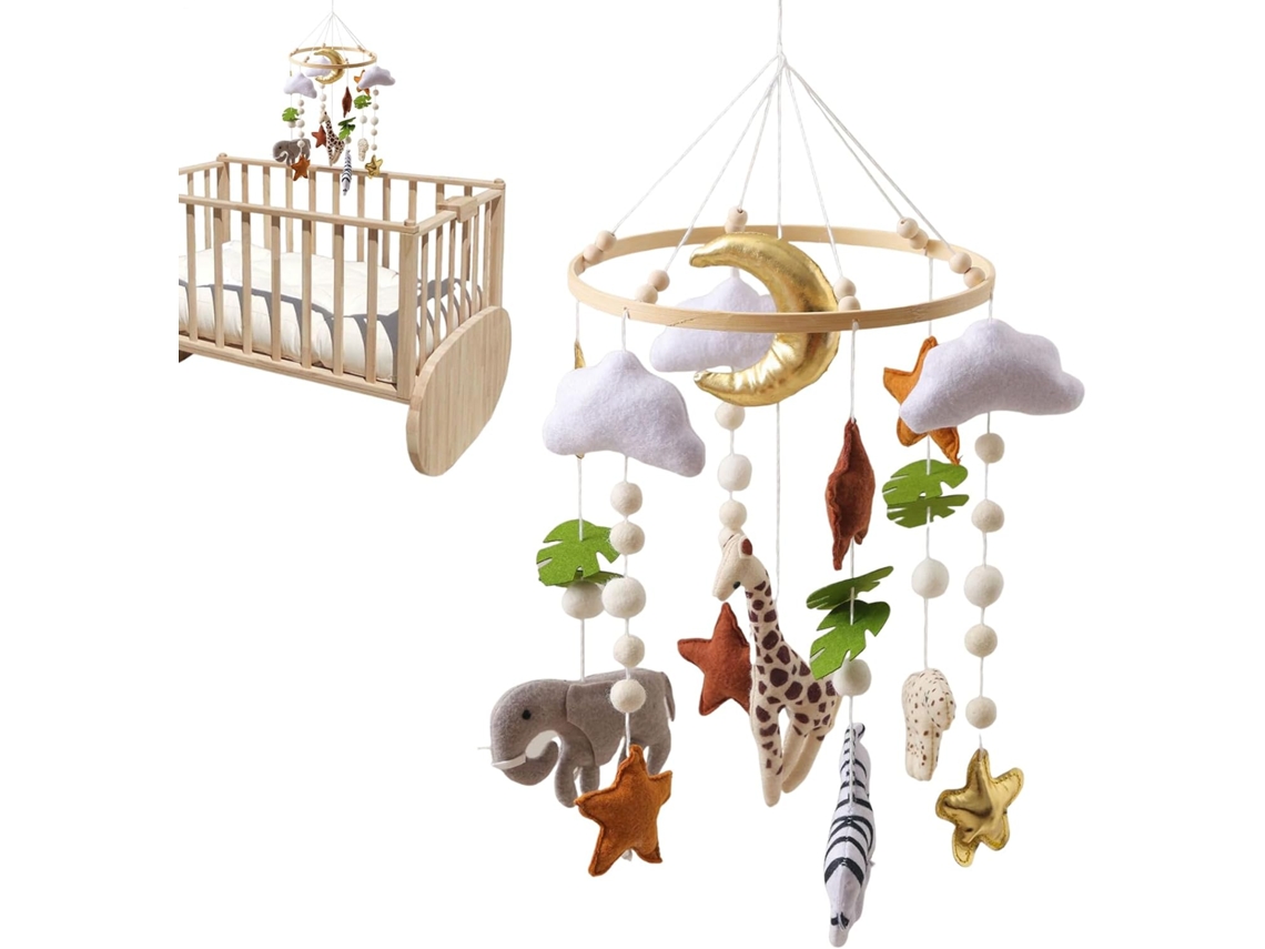 Móvil Para Cuna Para Niños, Decoración Sensorial Interactiva Para La Habitación De Los Niños, Niñas Con