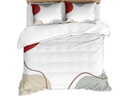 Juego Ropa Cama Piezas Funda Nórdica Microfibra Almohada Juego Niños Adultos 240x260cm 240 X 260 Cm 65