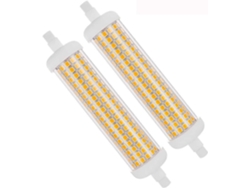 Rebe-2pack Bombillas Led R7s Regulables 118mm 3000k 20w Equivalente 100w 2000lm J Type 230v Caliente Blanca