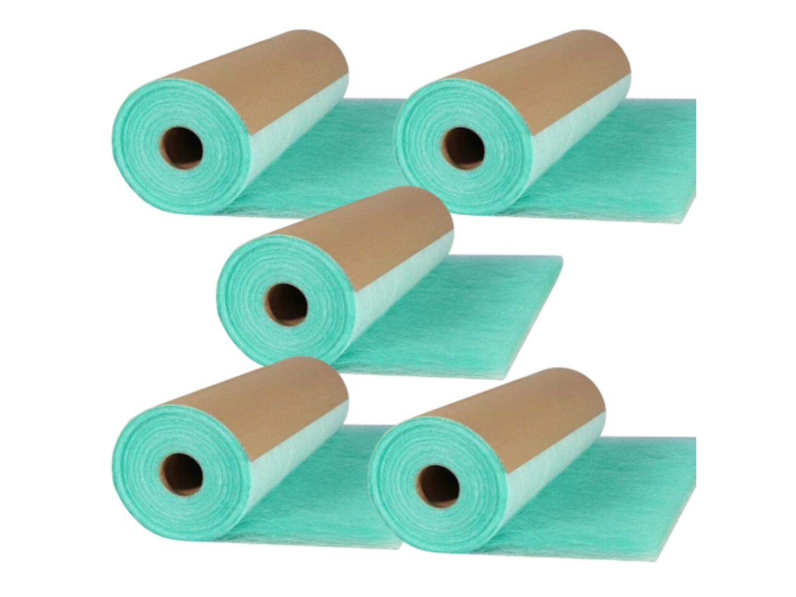 Conjunto 5 Rollos Filtros de Suelo DISPIVAL Cabina Paint Stop (1,5x20 m)