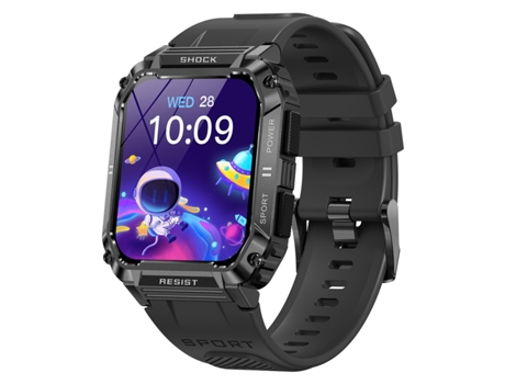 Smartwatch T3 1,95" la pulsera deportiva rugosa apoya la supervisión del ritmo cardíaco/la supervisión de la presión arterial