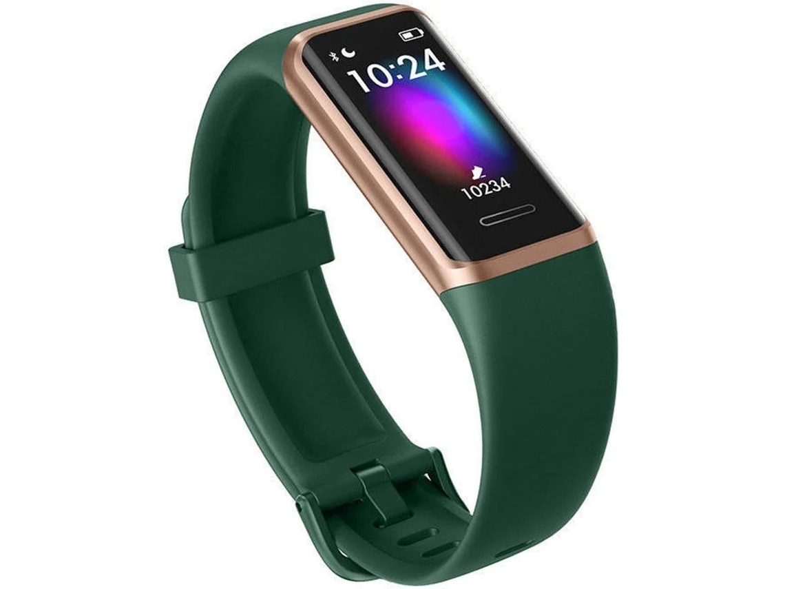 Reloj deportivo, monitor de actividad con monitor de frecuencia cardíaca y sueño Yizhood (verde)